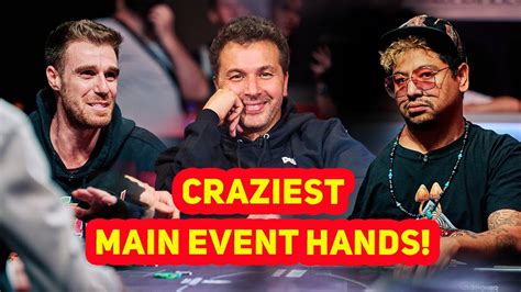 craziest poker hands|World Series of Poker Main Event 2022 .